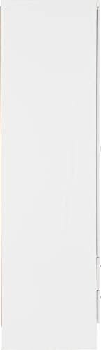 Seconique Nevada 6 Door 2 Drawer Mirrored Wardrobe | White Gloss | W 230cm 5