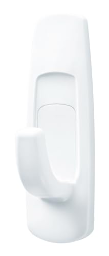 Command Large Utility Hook - Damage-Free Hanging | Holds 2.2 kg | White Plastic | 7 Hooks 13