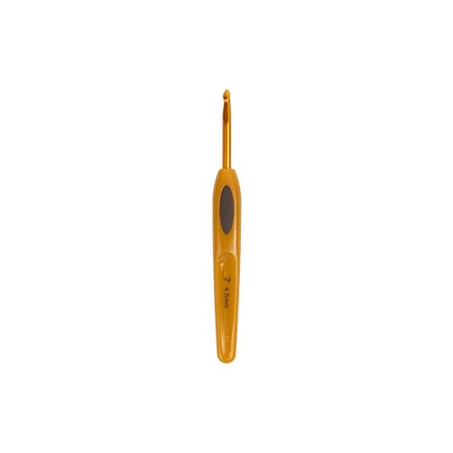 Clover Soft Touch Crochet Hook - 4.50mm Size | Alloy Steel | Multicoloured 2