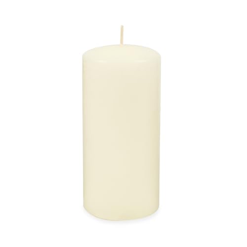 Wax Lyrical Unscented Pillar Candle - Ivory | 7x15cm | Hand Finished Wax 2