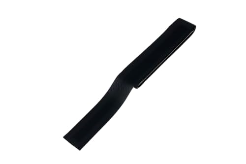 Trimz Grosgrain Ribbon - Black, 3mm Wide, 5m Length | Durable Polyester Weave 3