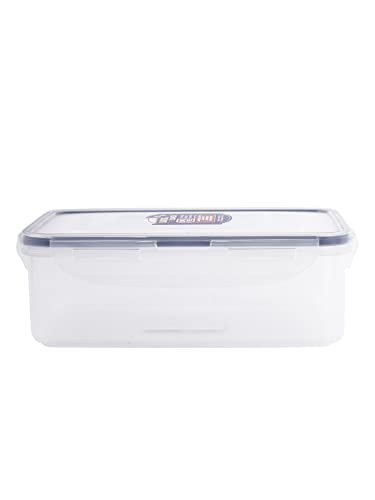 LocknLock Rectangular Plastic Food Container - 1L Capacity | Airtight & Leak-Proof | Freezer/Microwave Safe 2