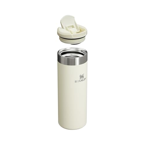 STANLEY Aerolight Transit Travel Mug 0.47L | 6 Hrs Hot, 8 Hrs Cold | Leakproof | Cream Gloss 9