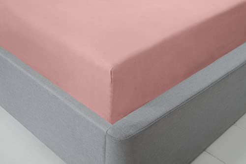 Emma Barclay Lyla Fitted Sheet - Single | Blush Pink | 100% Polyester | Non-Iron 4