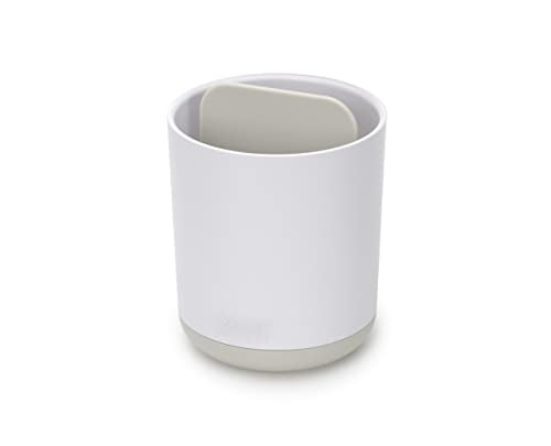Joseph Joseph Duo Detachable Toothbrush Holder - Ventilated Storage for Manual & Electric Brushes | White, Small 2