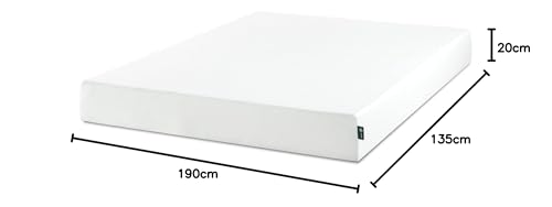 Zinus Double Mattress Memory Foam Green Tea Infused 8'' Height Medium Firm Orthopaedic Support 135 x 190 cm 2