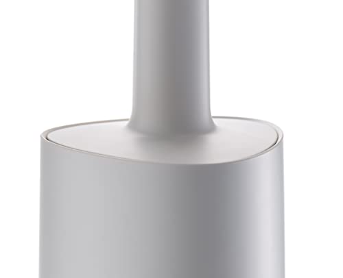 Joseph Joseph Flex 360 Toilet Brush and Holder Set - Anti-Drip, Anti-Clog, Triple-Action Head | Ecru 2
