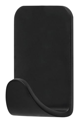 Command Small Metallic Hooks - Damage-Free Hanging | Matt Black | 4 Hooks & 5 Strips 11