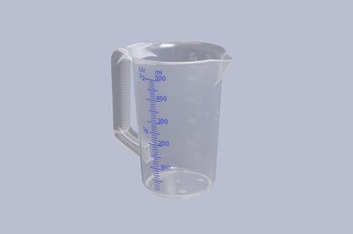 hünersdorff Graduated Can 935000 - Chemical Resistant | 500 ml Capacity | White/Blue 3
