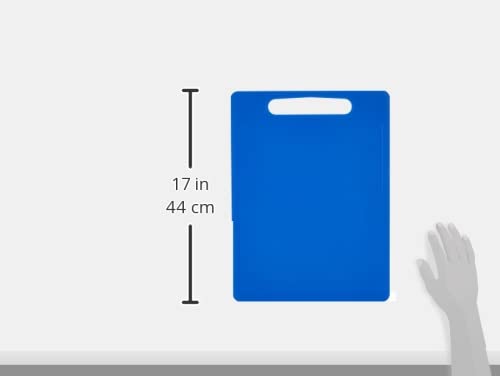 Chef Aid Large Poly Chopping Board - Non-Slip, Food Grade Plastic | 40 x 30cm Blue 3