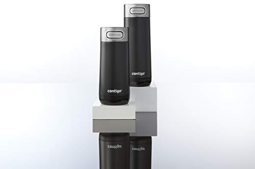 Contigo Luxe Autoseal Travel Mug - 470ml Stainless Steel Thermal, Leakproof, Licorice 10