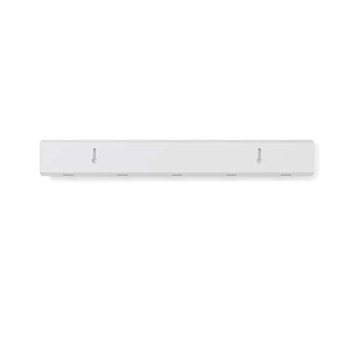 Umbra Flip 5-Hook Wall Mounted Rack - Modern Space-Saving Hanger | Black/Walnut Finish 9