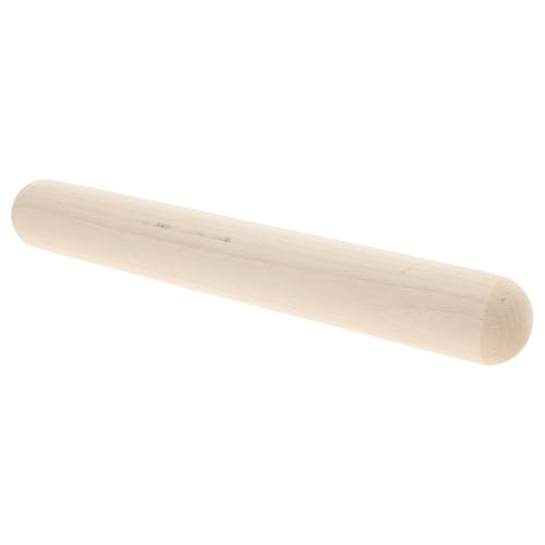Chef Aid Wooden Rolling Pin - Traditional Design | 30cm Size | Multi-Purpose Dough Tool 3