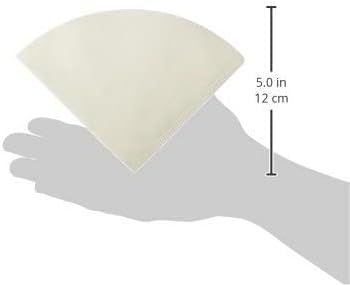 HARIO V60 Disposable Paper Coffee Filters - Size 2, White, 40 Count 6