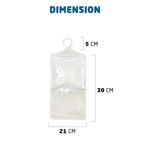 1ABOVE Hanging Wardrobe Dehumidifiers - 3 Pack, 180g Each | Unscented Moisture Absorber for Closets 7