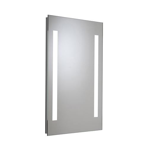 Croydex Thornton Bathroom Mirror with LED Lights - Battery Operated | 60x40cm | Easy Install 3