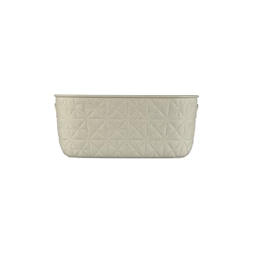 CURVER Softex 4L Storage Baskets (Set of 4) - 100% Recycled Resin | Chalk White 3