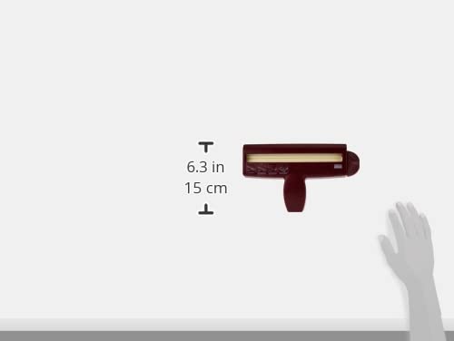 Uchida Corru-Gator Paper Crimper - Straight Pattern | Plastic Construction | Claret Color 5