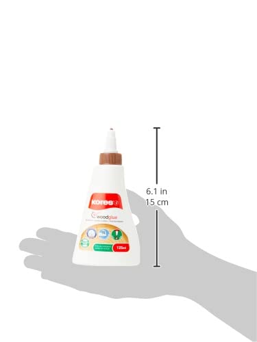 Kores White Liquid Wood Glue - Strong Hold Adhesive for Crafts | 125ml Bottle 4