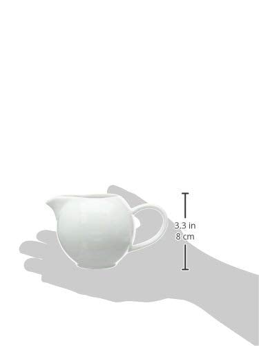 Price & Kensington Simplicity Cream Jug - 300 ml Capacity | Vitrified Super White Porcelain | White 3