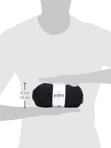 KORBOND DK Black Yarn - 100g Acrylic Wool | Double Knit | 290m Length 5