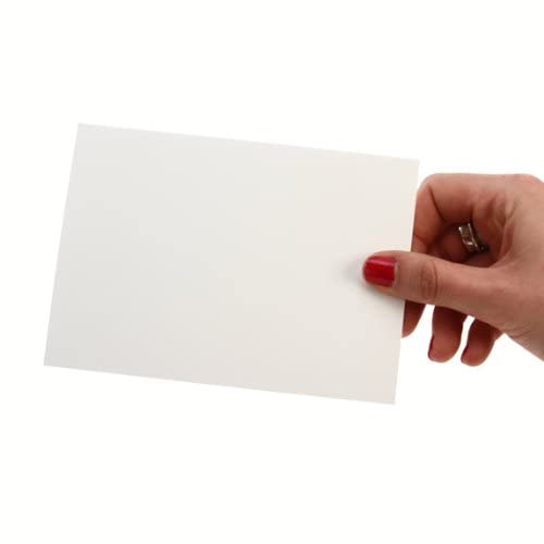 Papermania A6 300 GSM Card Blanks and Envelopes - Pack of 10 White Cards | 2.75 x 4-Inch 2