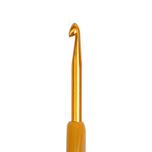 Clover Soft Touch Crochet Hook - 4.00mm Size | Plastic Material | Multicolor 3