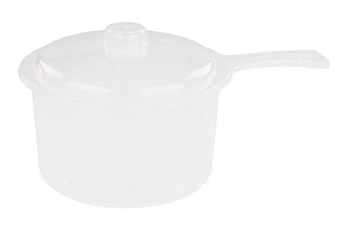 Chef Aid Microwave Saucepan with Lid | Plastic | 21.5 x 15.3 x 10.8 cm | White 2