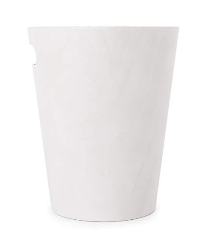 Umbra Woodrow Paper Bin - 2 Gallon (7.5L) Capacity | Wood Material | White/Natural Finish 11