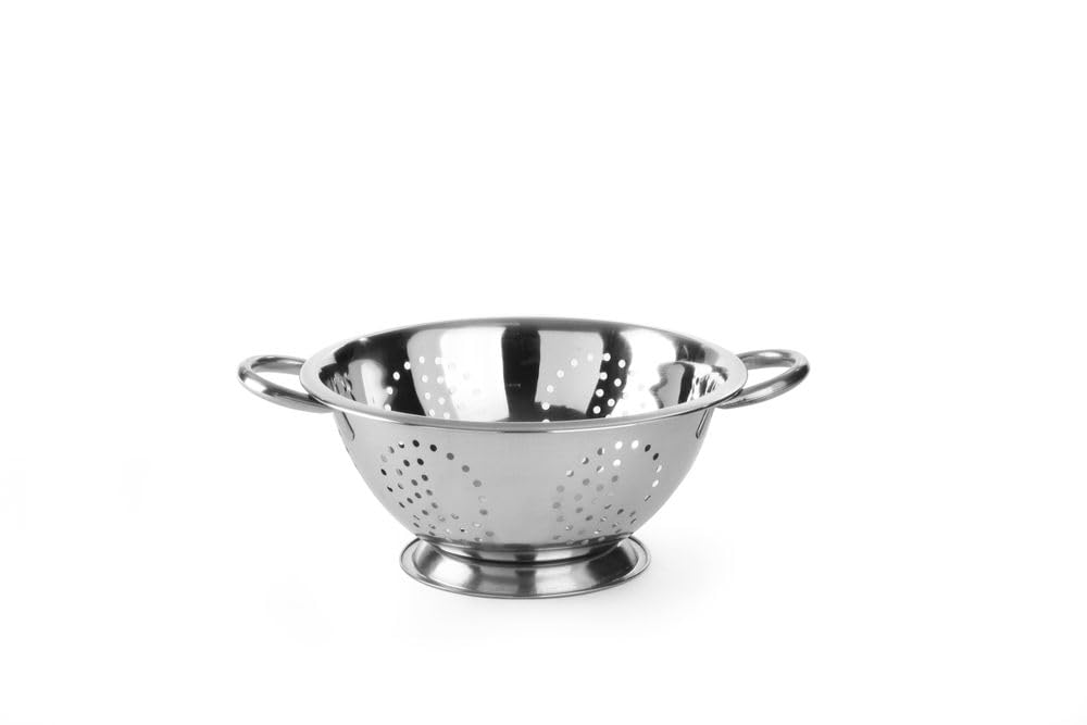 HENDI Kitchen Line Colander - Stainless Steel | Ø240mm x 110mm Height 1