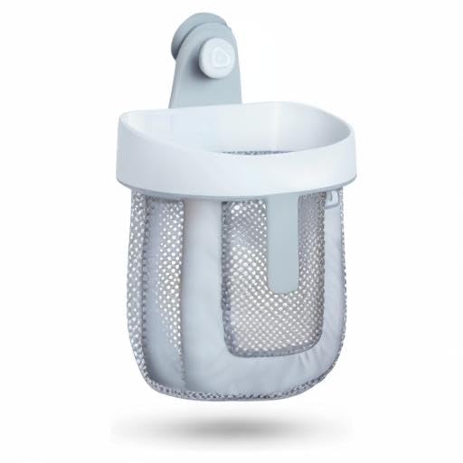 Munchkin Super Scoop Bath Toy Organiser - Grey | Medium Size | Portable Storage 11