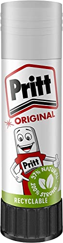 Pritt Glue Stick - Strong Hold Craft Glue for School & Office, 5 x 43g Sticks 2