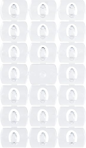 Command Decorating Clips - Transparent, Damage-Free Hanging for Lights & Decorations | 20 Clips, 24 Strips 11