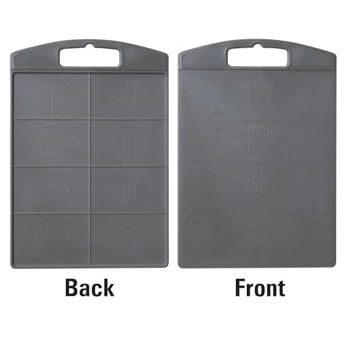 Household Essentials Cedar Shirt Folding Board for Laundry | Uniform Folds | Portable 12