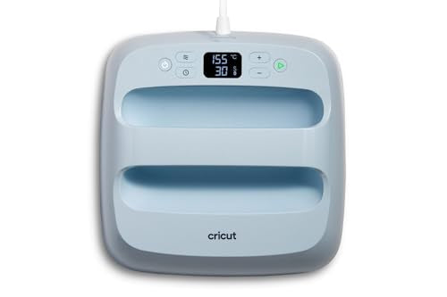 Cricut EasyPress 3 Heat Press Machine - 22.5cm x 22.5cm (9"x9") | Up to 205°C | Zen Blue 2