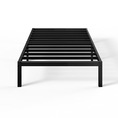 Zinus Elias Single Bed Frame - Black Alloy Steel | 190x90cm | 350 lbs Capacity 8