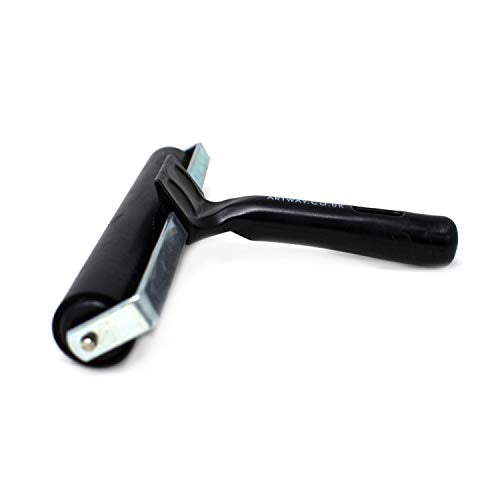 Artway Rubber Brayer Roller - 20cm Black | Ideal for Relief & Lino Printmaking 3