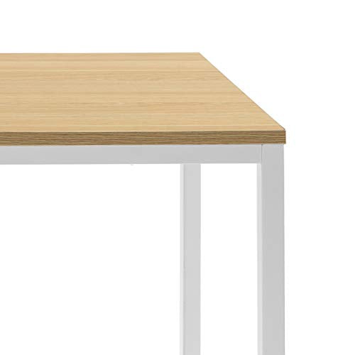 Zinus Jennifer Home Office Desk - Metal Frame, Wood Top | 140 x 61 x 74 cm | Natural Finish 11