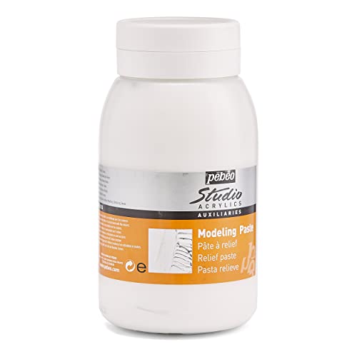 PEBEO Studio Modelling Paste - White Acrylic for Reliefs | 1 L 7