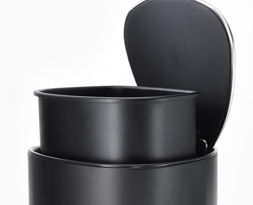 Joseph Joseph Easystore Stainless Steel 5 Litre Pedal Bin | Soft-Close Lid | Rear Liner Pocket 3