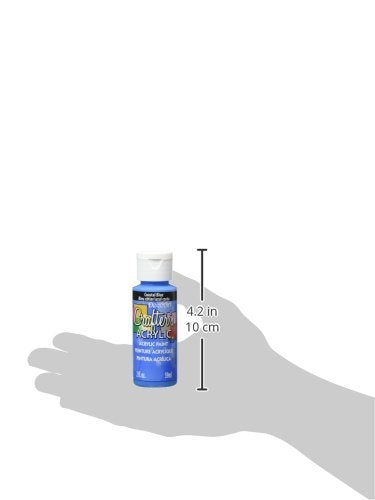 DecoArt Crafter's Acrylic Paint - Coast Blue | Fast Drying | Smooth Application | 59 ml 2