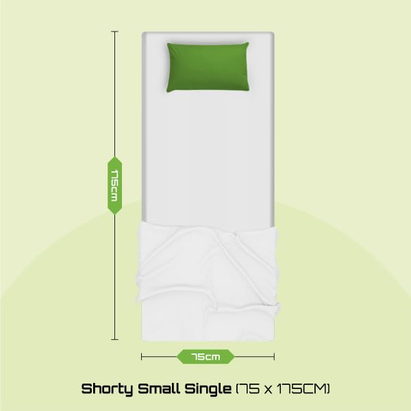 Starlight Beds Shorty Hybrid Mattress with Springs & Memory Foam | 75x175cm | Grey/White 3
