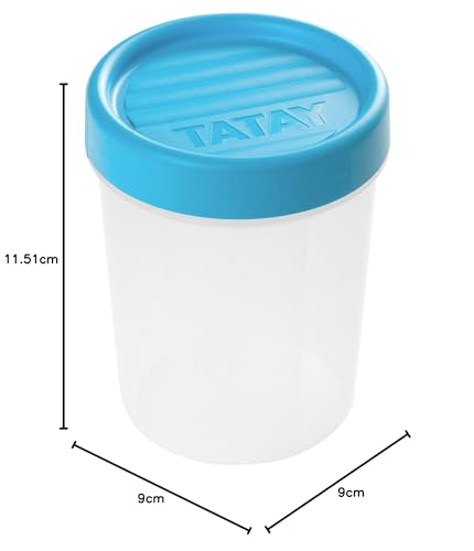 TATAY Food Container - 0.4L Capacity, Airtight Screw-Top Lid | BPA-Free Plastic 3
