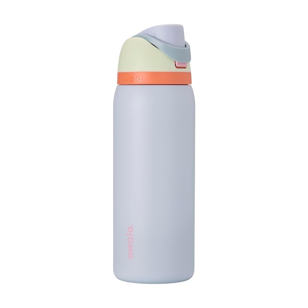Owala FreeSip Insulated Stainless Steel Water Bottle with Straw, 945ml, Beach House