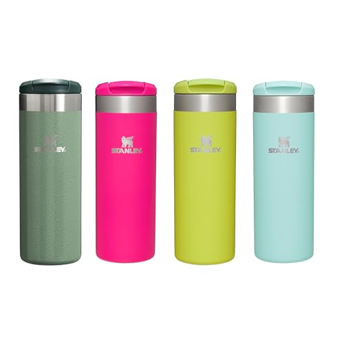 STANLEY Aerolight Transit Travel Mug 0.47L - 6 Hours Hot | 8 Hours Cold | Leakproof | Electric Yellow 10