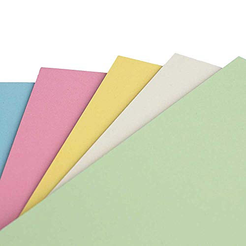 House of Card & Paper A4 160 gsm Card - Assorted Pastel Colours | 100 Sheets Pack 9