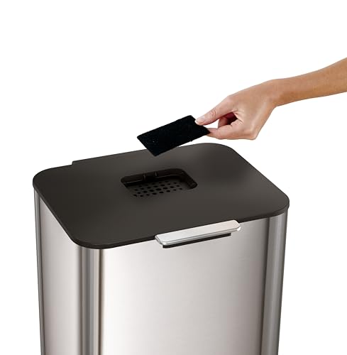 Joseph Joseph Intelligent Waste Activated Carbon Odour Filter Refills | 6 Count Pack | Black 4