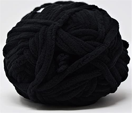 Hello Love Super Bulky Polyester Yarn - Black | 100g Ball | 65m 2