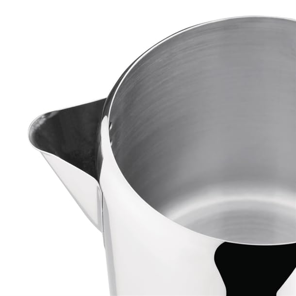 Olympia Concorde Kyusu Teapot - Stainless Steel, 410ml (14oz) Capacity, Silver Finish 4