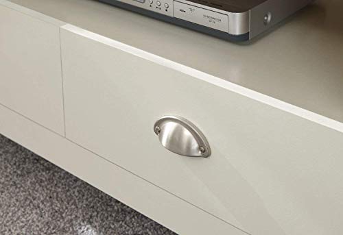 GFW Lancaster Wood Corner TV Cabinet with Shelf & Drawers | Cream Finish | H 51cm x W 95cm 10